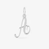 Pendentif lettre "A" en argent 925 ‰ rhodié SO OR
