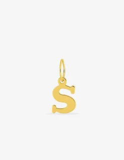 Pendentif lettre S or jaune 750‰ SO OR
