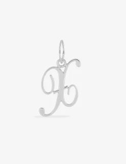 Pendentif lettre X en argent 925 ‰ rhodié SO OR