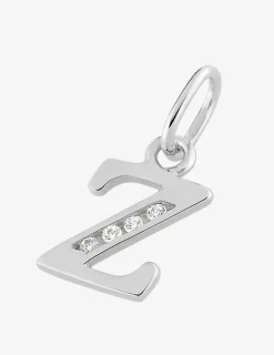 Pendentif lettre Z argent 925‰ rhodié et oxydes de zirconium SO OR