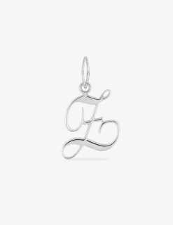 Pendentif lettre Z en argent 925 ‰ rhodié SO OR