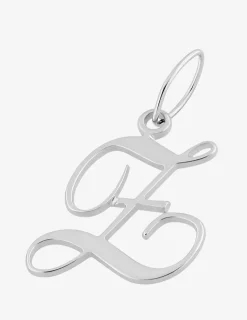 Pendentif lettre Z en argent 925 ‰ rhodié SO OR