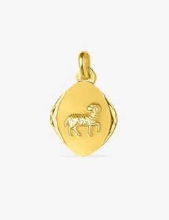 Pendentif losange Bélier or jaune 750‰ SO OR