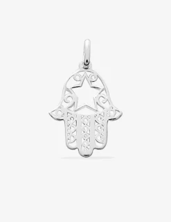 Pendentif main de Fatma 17 x 14 mm argent 925‰ rhodié SO OR