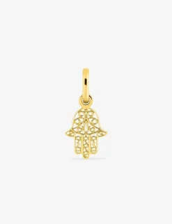 Pendentif main de Fatma 10 x 8 mm or jaune 375‰ SO OR