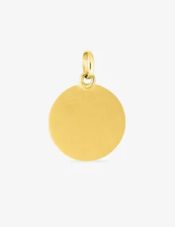 Pendentif médaille ange or jaune 750 ‰ SO OR