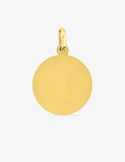 Pendentif médaille saint Christophe or jaune 750 ‰ 17 x 24 mm SO OR