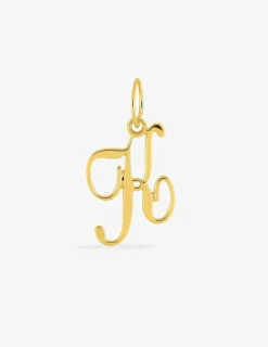 Pendentif or 375‰ initiale K SO OR