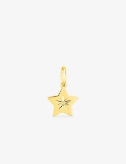 Pendentif or jaune 375 ‰ en forme d'étoile SO OR