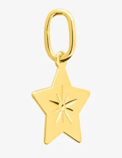 Pendentif or jaune 375 ‰ en forme d'étoile SO OR
