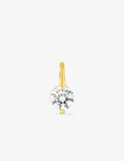 Pendentif or jaune 375 ‰ et oxyde de zirconium SO OR