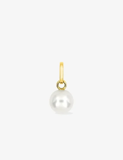 Pendentif or jaune 750 ‰ et perle de culture d'eau douce 6 mm SO OR