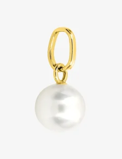 Pendentif or jaune 375‰ et perle 6 mm SO OR