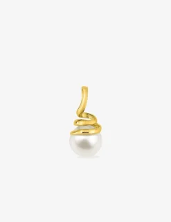 Pendentif or jaune 375‰ et perle 6,5 mm SO OR