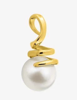 Pendentif or jaune 375‰ et perle 6,5 mm SO OR