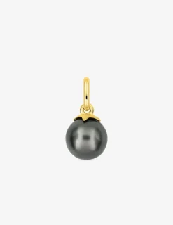Pendentif or jaune 750‰ et perle de culture de Tahiti 8 mm SO OR