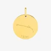 Pendentif plaqué or constellation zodiaque bélier SO OR