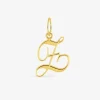Pendentif plaqué or initiale Z SO OR