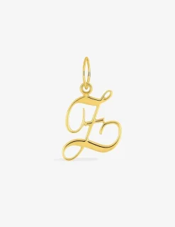 Pendentif plaqué or initiale Z SO OR