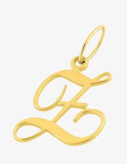Pendentif plaqué or initiale Z SO OR