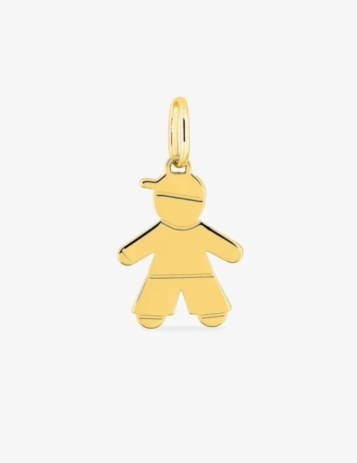 Pendentif plaqué or jaune petit garçon SO OR
