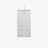 Pendentif plaque argent rhodié 925 ‰ avec motif fantaisie SO OR