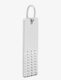 Pendentif plaque argent rhodié 925 ‰ avec motif fantaisie SO OR