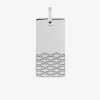Pendentif plaque fantaisie argent rhodié 925 ‰ SO OR