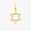 Pendentif étoile de David plaqué or SO OR