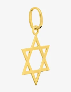 Pendentif étoile de David plaqué or SO OR