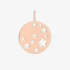 Pendentif étoiles plaqué or rose SO OR