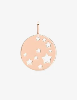 Pendentif étoiles plaqué or rose SO OR