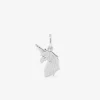 Pendentif tête de licorne en argent rhodié 925 ‰ SO OR