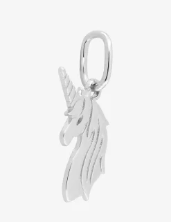 Pendentif tête de licorne en argent rhodié 925 ‰ SO OR