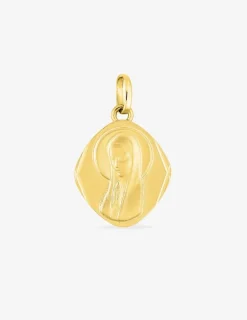 Pendentif vierge or jaune 750 ‰ 13 x 20 mm SO OR