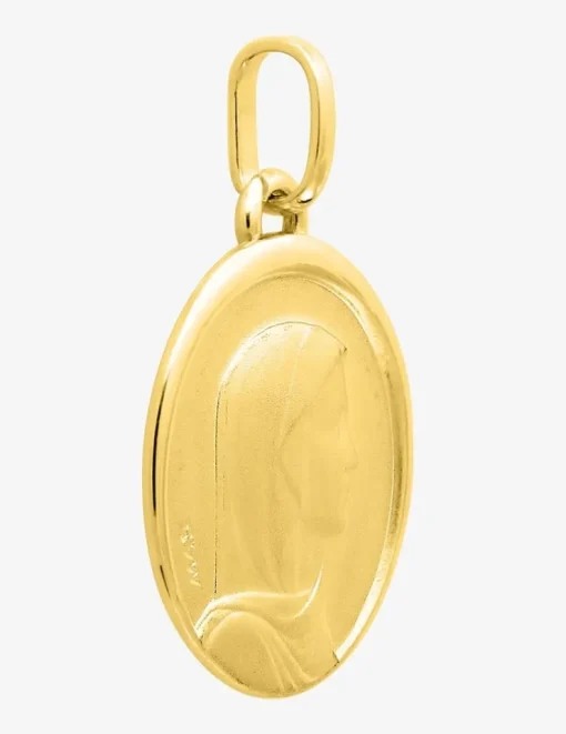 Pendentif vierge or jaune 750 ‰ 12 x 19 mm SO OR