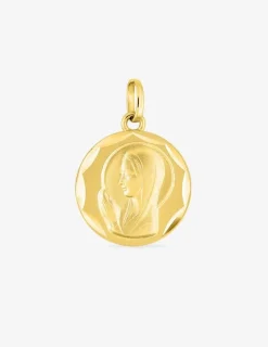 Pendentif vierge or jaune 750 ‰ 16 x 22 mm SO OR