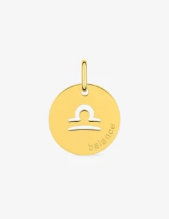 Pendentif zodiaque Balance en or jaune 375 ‰ SO OR