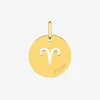 Pendentif zodiaque Bélier en or jaune 375 ‰ SO OR