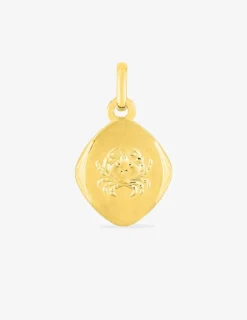 Pendentif zodiaque Cancer en or jaune 375 ‰ finition polie SO OR