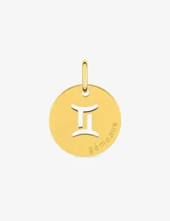 Pendentif zodiaque Gémeaux en or jaune 375 ‰ SO OR