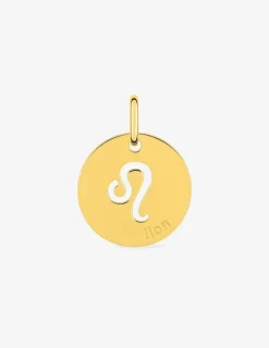 Pendentif zodiaque Lion en or jaune 375 ‰ SO OR