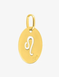 Pendentif zodiaque Lion en or jaune 375 ‰ SO OR