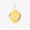 Pendentif zodiaque losange Sagittaire plaqué or SO OR