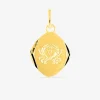 Pendentif zodiaque losange Cancer plaqué or SO OR