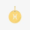 Pendentif zodiaque Poisson en or jaune 375 ‰ SO OR