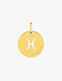 Pendentif zodiaque Poisson en or jaune 375 ‰ SO OR
