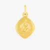 Pendentif zodiaque Poisson en or jaune 375 ‰ finition polie SO OR