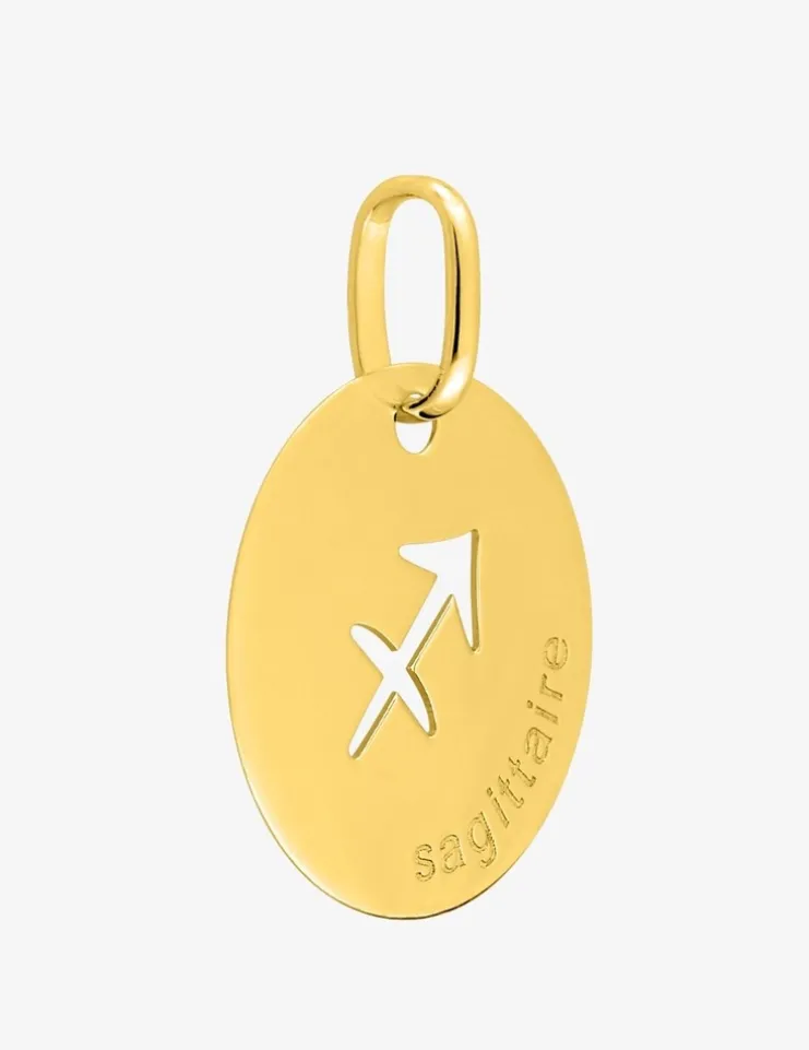 Pendentif zodiaque Sagittaire en or jaune 375 ‰ SO OR