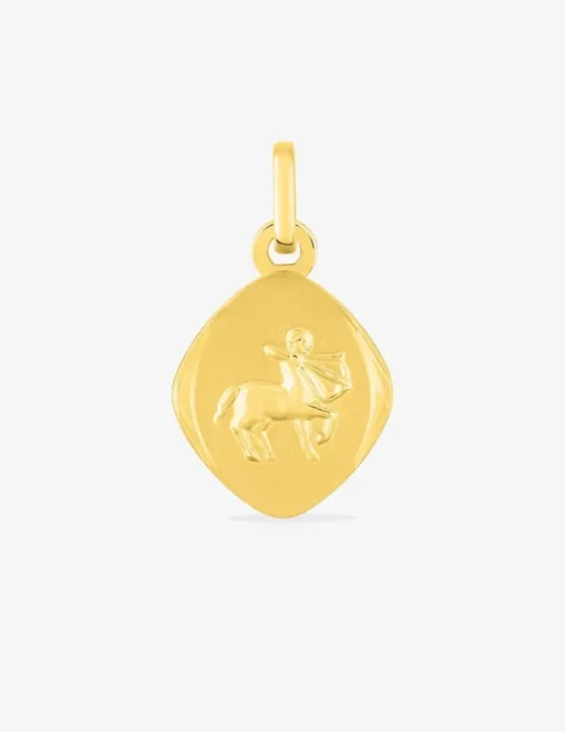 Pendentif zodiaque Sagittaire en or jaune 375 ‰ finition polie SO OR
